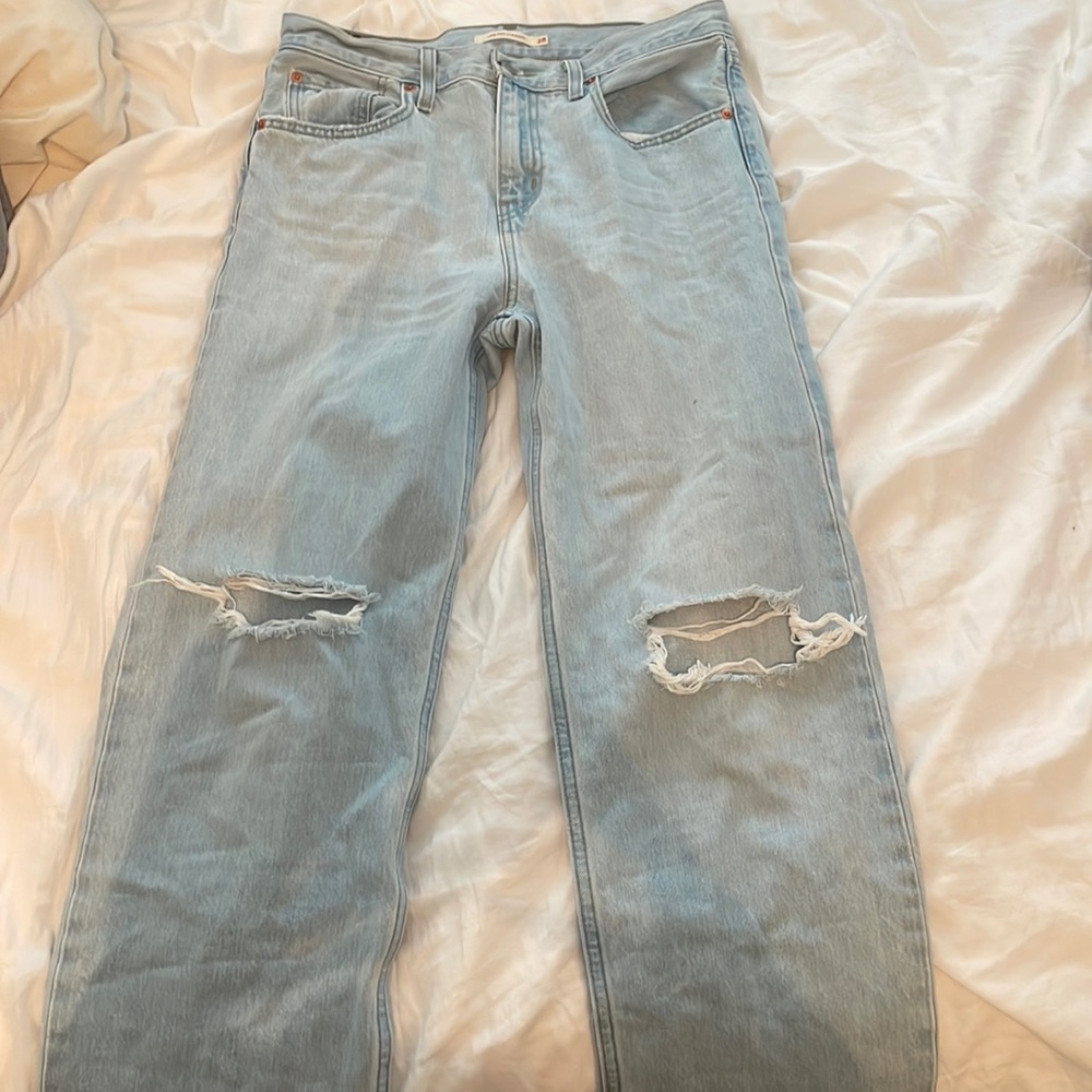 Levi’s low pro straight jeans